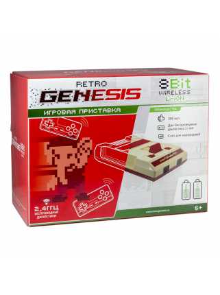 Retro Genesis 8 Bit Wireless Li-ion